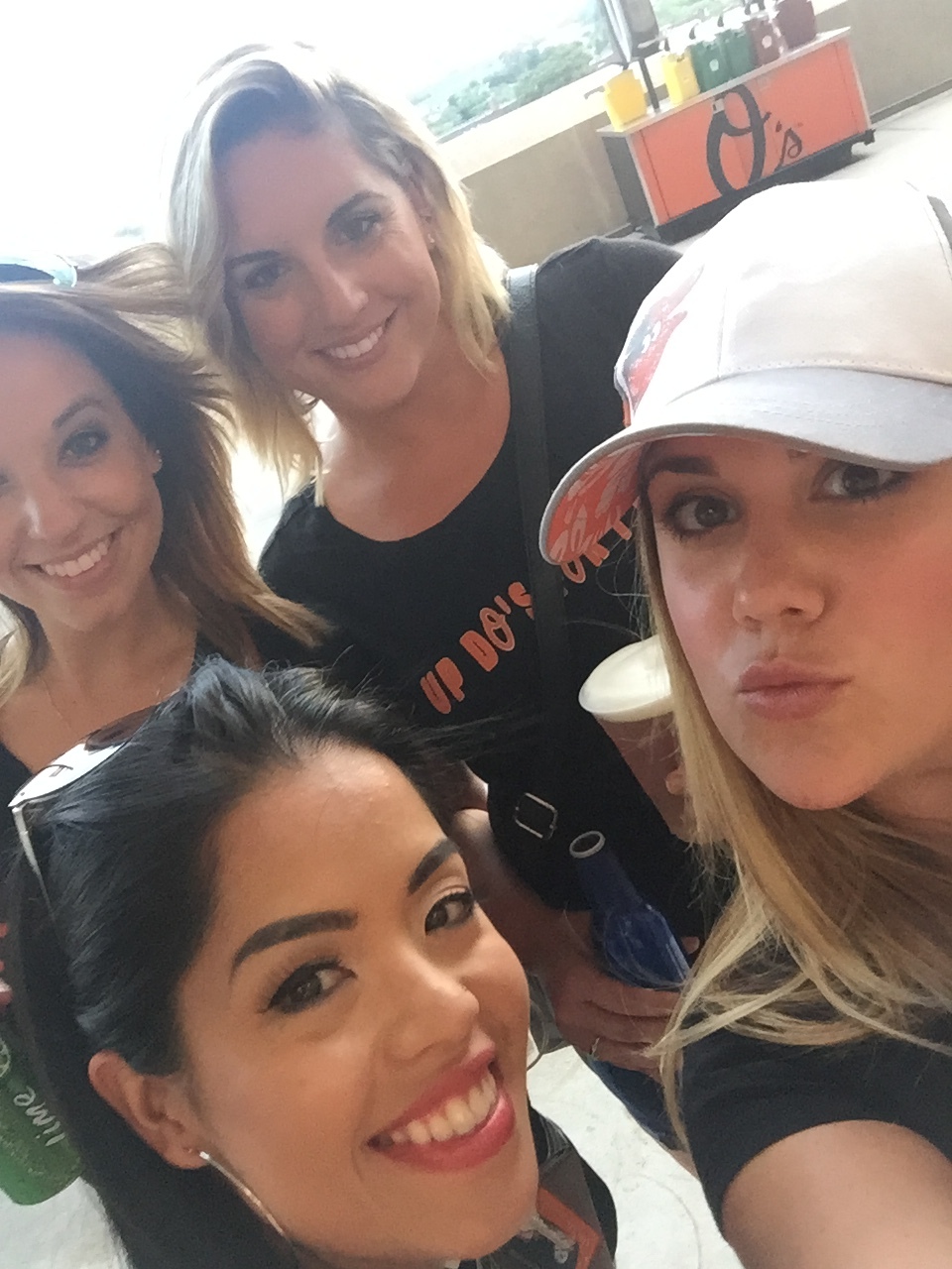Told you! #selfietime Caitlin, Jess, Samantha and Ashley