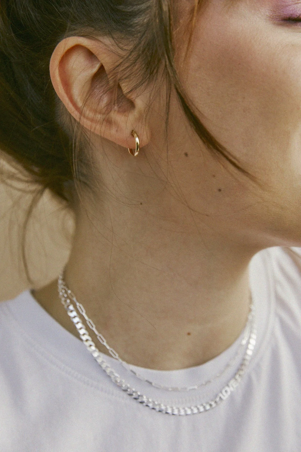 Single Mini-Hoops 2mm — LITZI