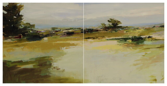 Wide Open, diptych