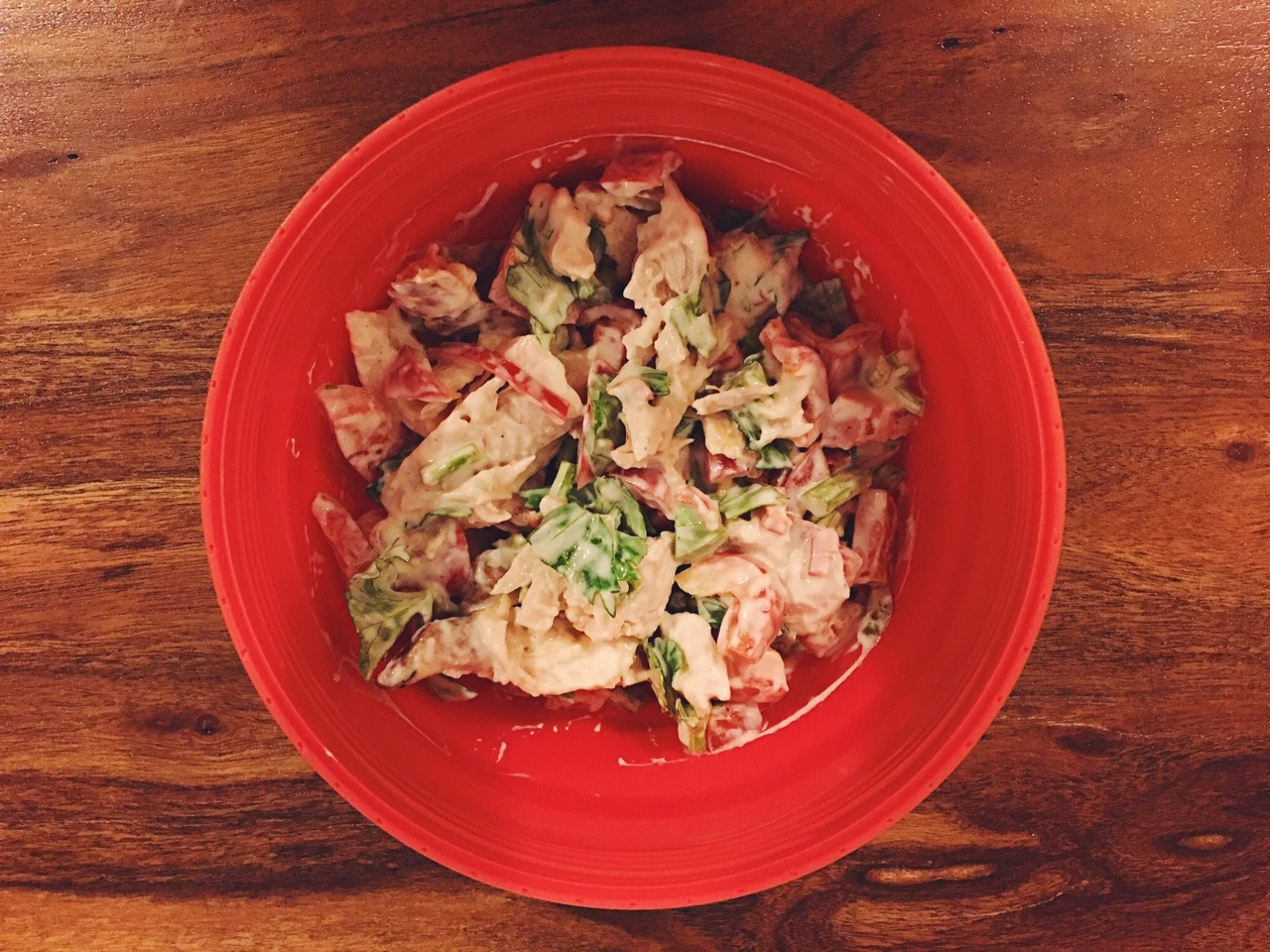Lazy lunchbox: Smoked chicken salad