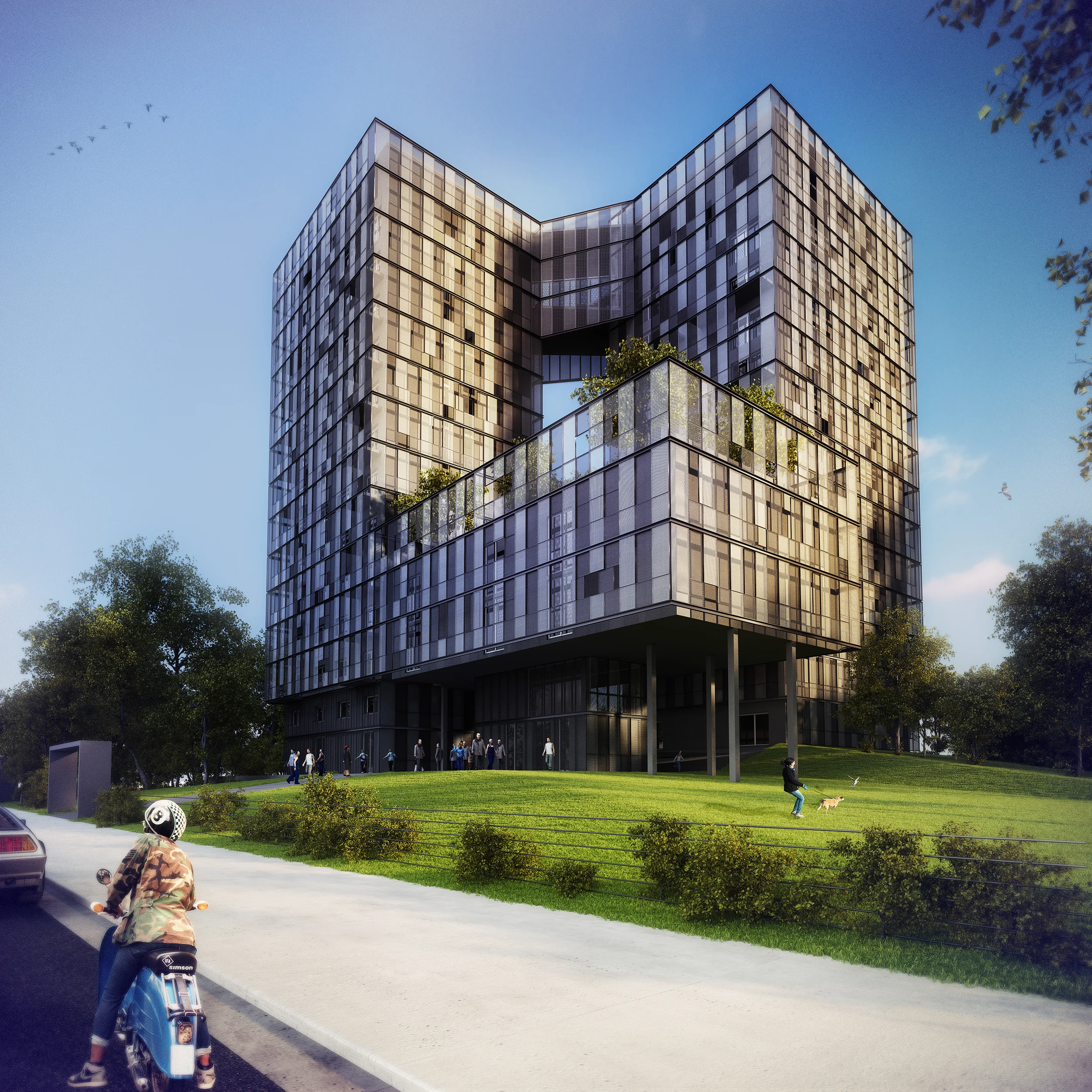 Student residence | Garat-Trapani Archs | Montevideo, Uruguay | 2014