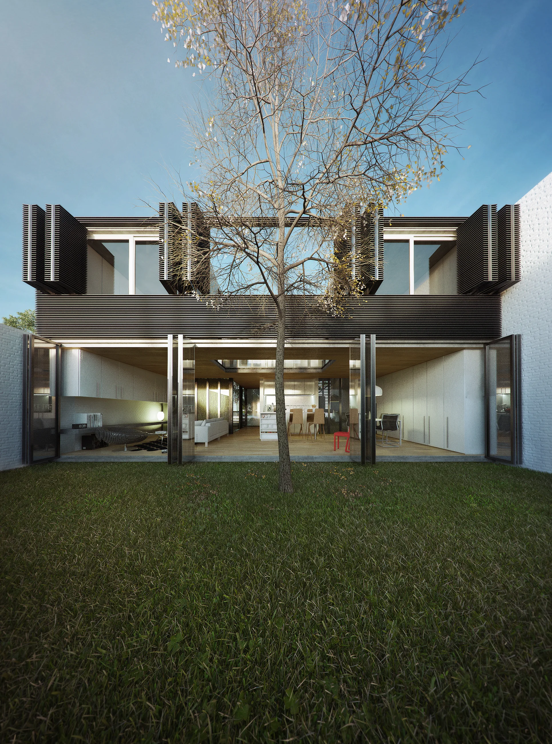 Vivienda 13 | Nacho Correa-Mariano García-Nacho Percovich-Manuel Zapata | 1st Mention arch. contest Arquitectura Rifa 2013 | Montevideo, Uruguay | 2013
