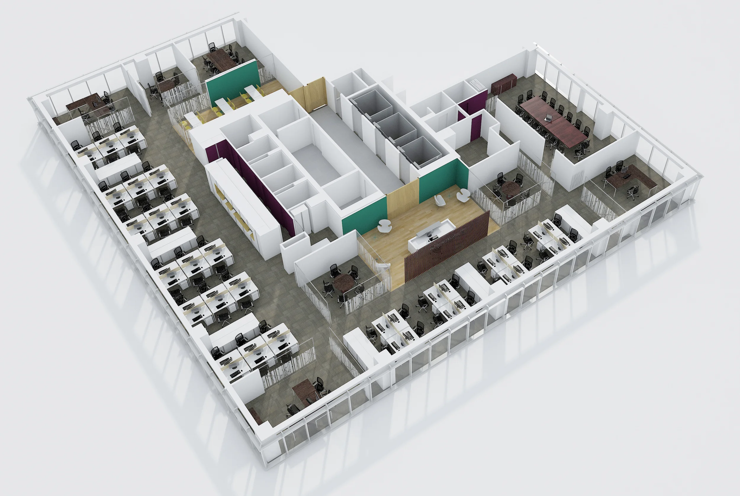 Office | Contract Workspaces | Montevideo, Uruguay | 2012