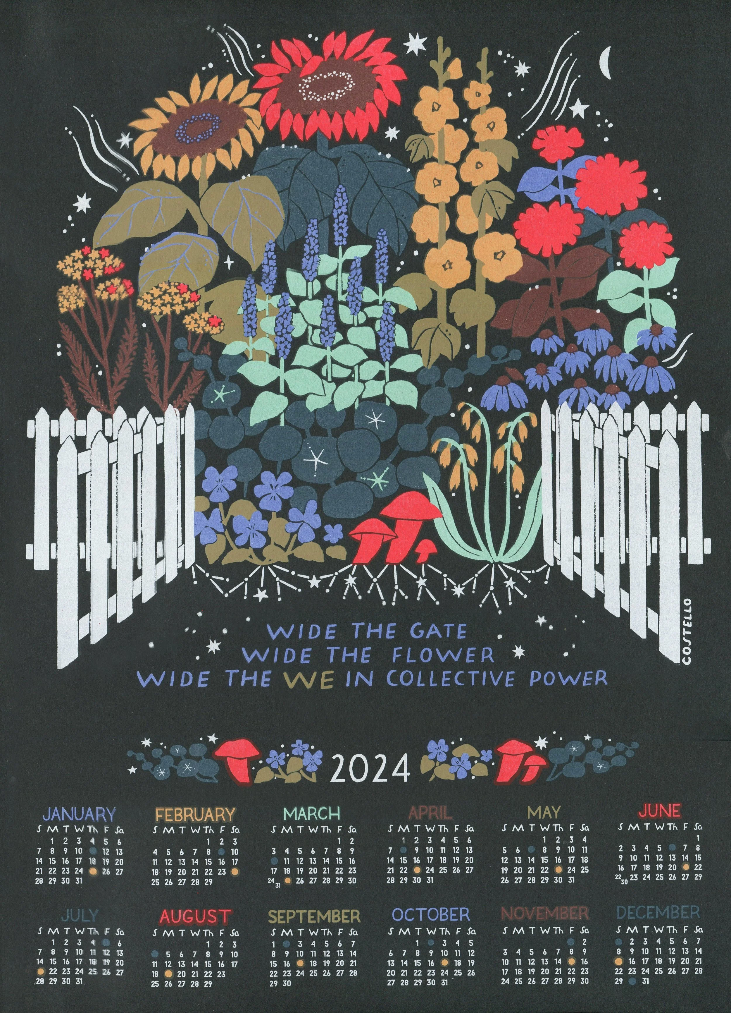 2024 Poster Calendar