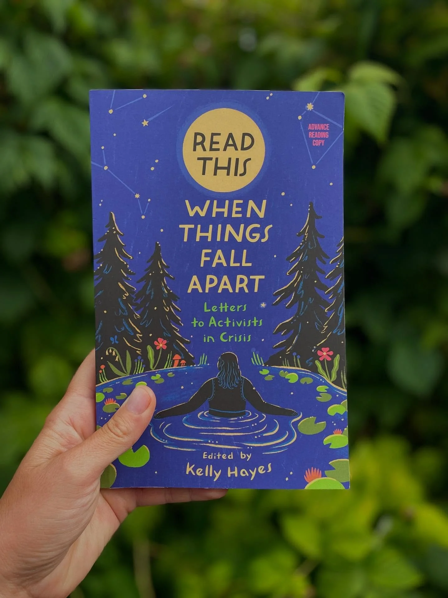 Read This When Things Fall Apart: Letters to Activists in Crisis - Edited by Kelly Hayes
is now available for preorder!! 🦋🌕

How lucky are we to be offered this outstretched hand of care and encouragement from some incredibly committed world builde