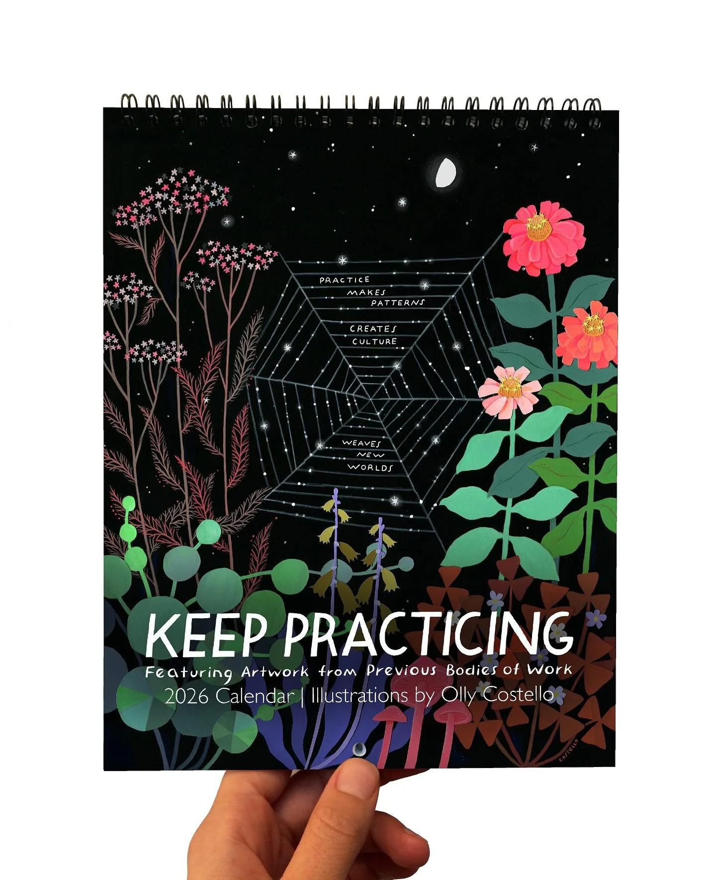 ✨KEEP PRACTICING✨ my 2026 Calendar featuring artwork from previous bodies of work is now available in my shop. Find the link to buy in my profile above! 

While this would generally be an off year for my biennial calendar project, I decided to revisi