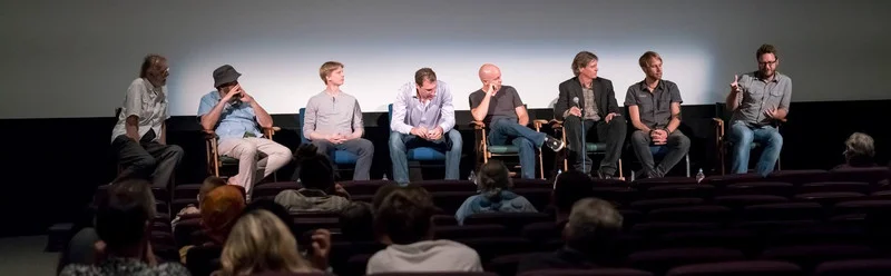 2016 Q&A Panel (Aero Theater Santa Monica, CA) - Including Godfrey Reggio (far left) and Gunther Wegner (second from right) and Casey Kiernan (third from right) Festival Creator/Director, Jeff Frost ((fourth from right)