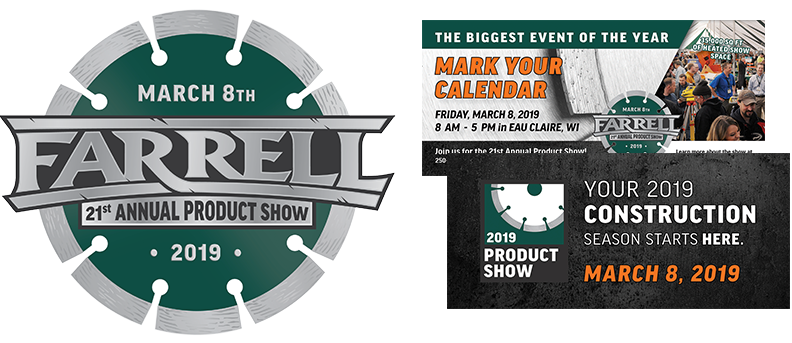 I worked on ad designs for multiple events, but the biggest event of the year for Farrell is its Product Show, of which I worked on advertising, setting up and participating in one March of 2019. The other designer and I developed a unique logo for …