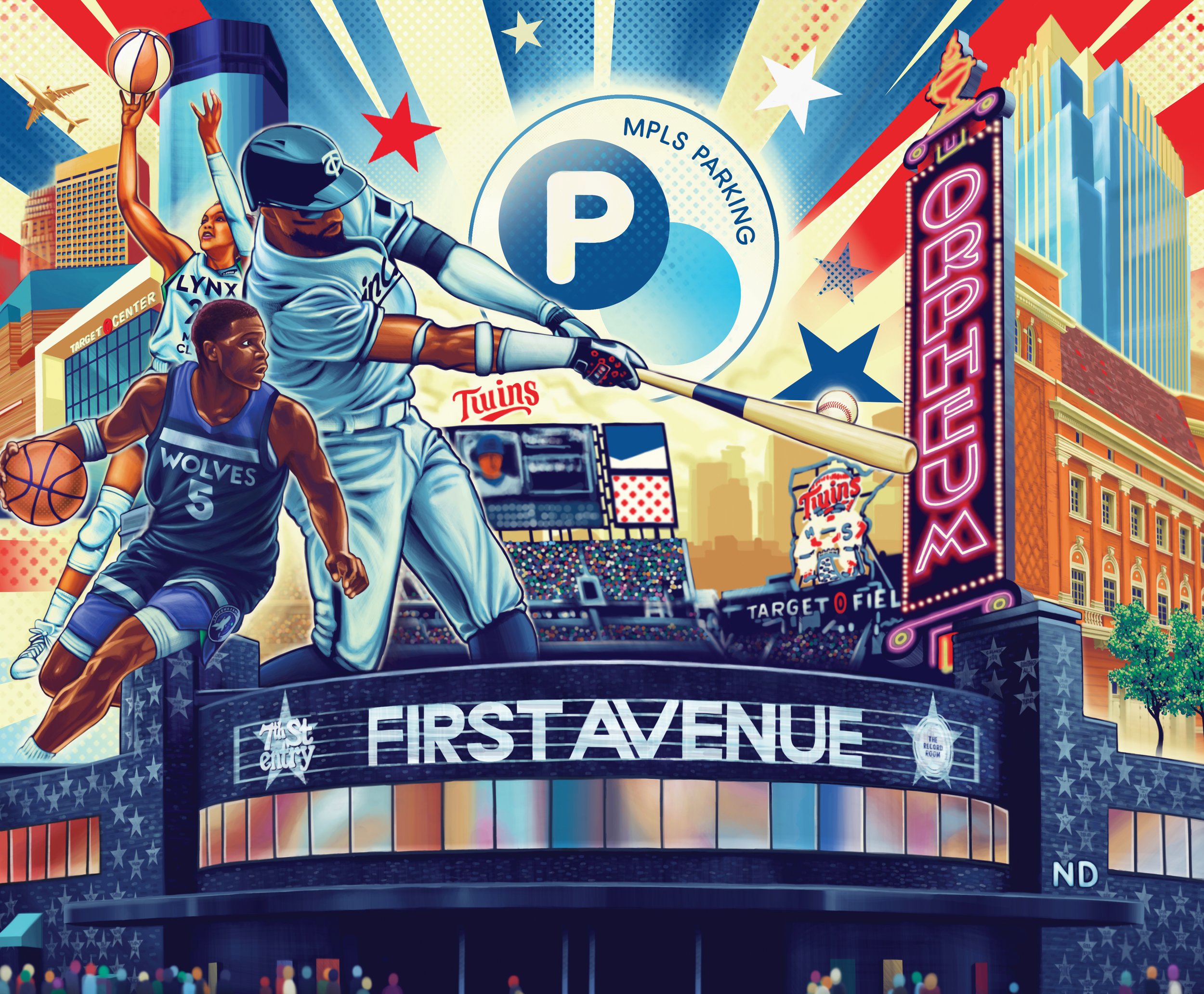 MPLS Parking Mural
