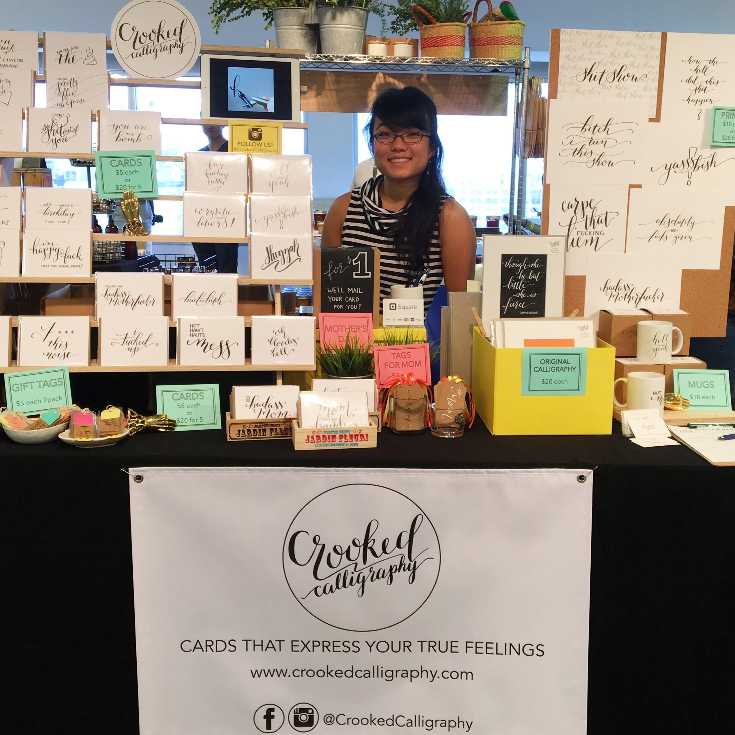 CRAFT FAIRS: My Calligraphy Table at UniqueLA