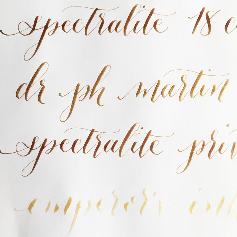 Gold Calligraphy Ink