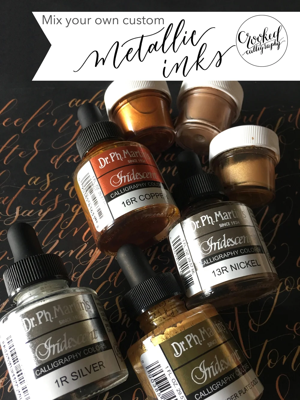 HOW TO Mix Custom Color Metallic Inks — Crooked Calligraphy
