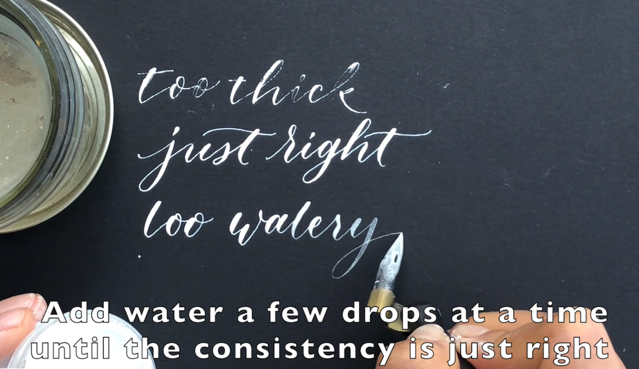 How To Use Bleedproof White Ink For Pointed Pen Calligraphy Crooked Calligraphy How To Use Bleedproof White Ink For Pointed Pen Calligraphy Crooked Calligraphy