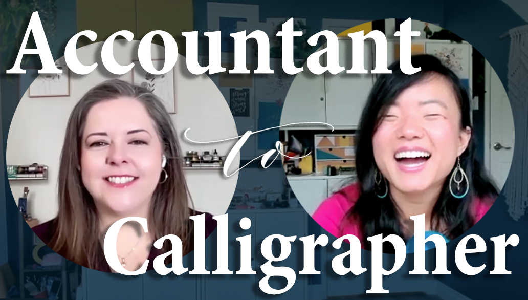 EPISODE 156 - She quit accounting for calligraphy (with Student Laura Hess) 