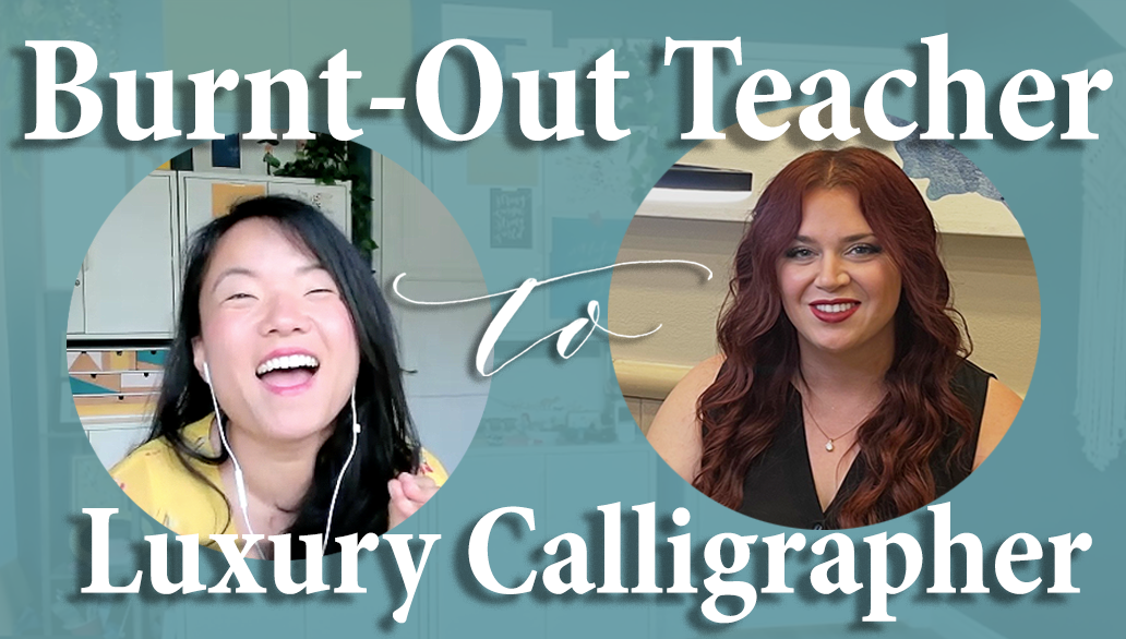 EPISODE 167 - Burnt-out Teacher to Luxury Calligrapher... with one course (MC201 Alum Jessica Wofford)