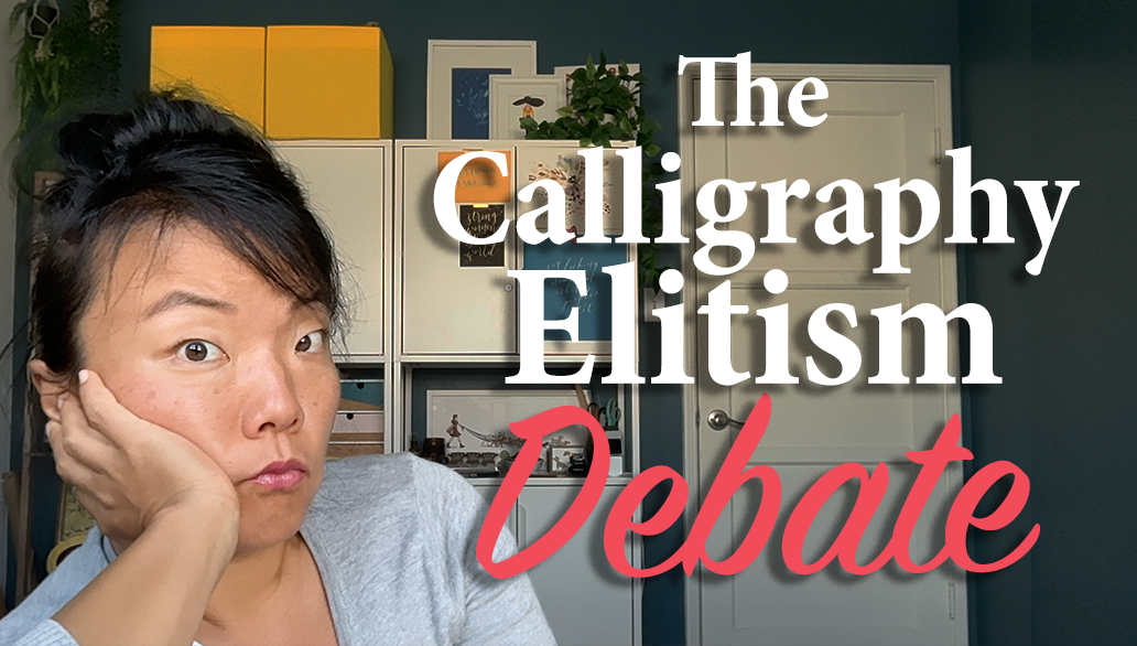 EPISODE 186 - The Calligraphy Elitism Debate (old vs. new, traditional v. modern, standards v. openness)