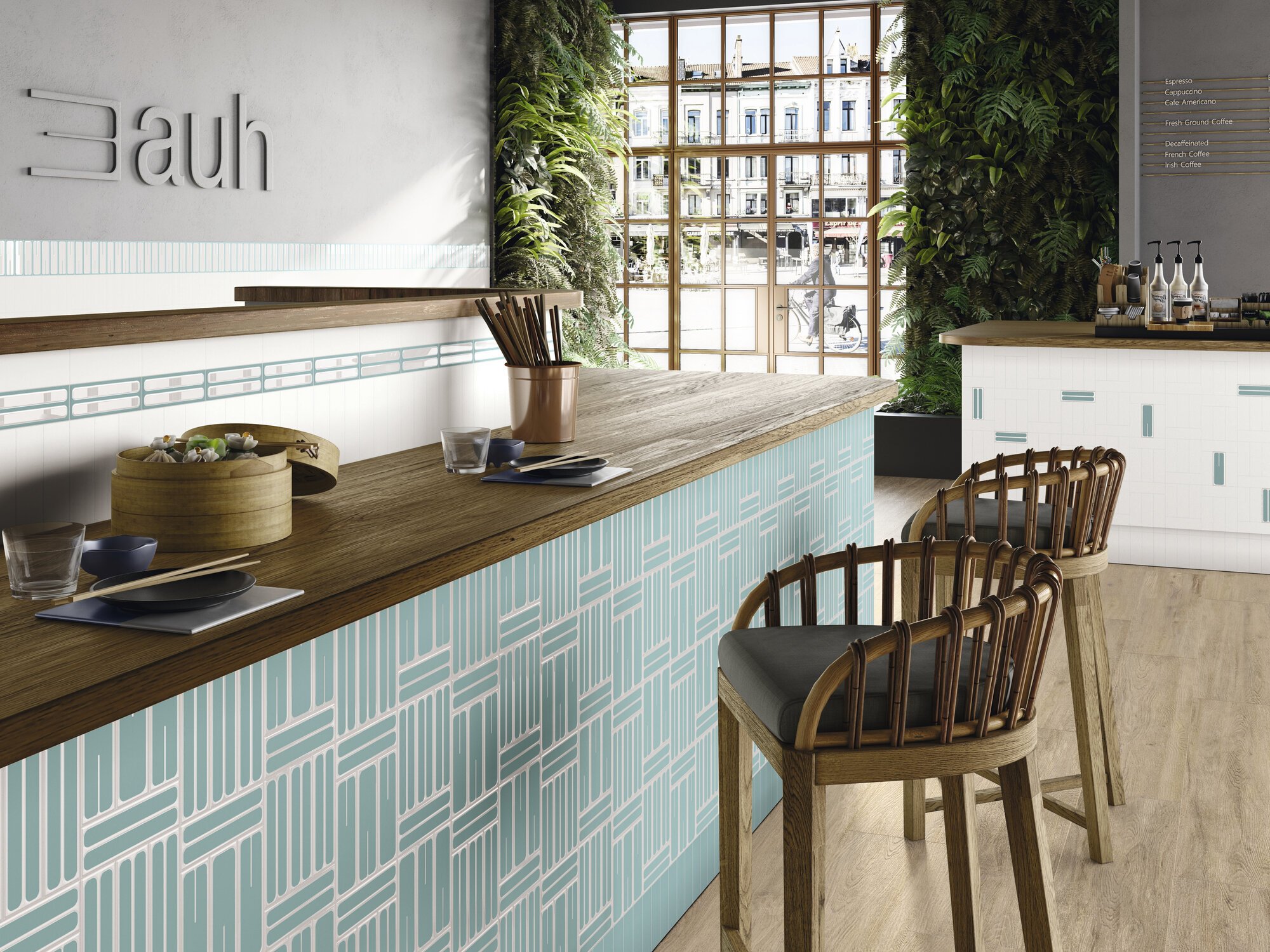 BAUH BLUE &amp; MIES EMPTY &amp; MIES FULL