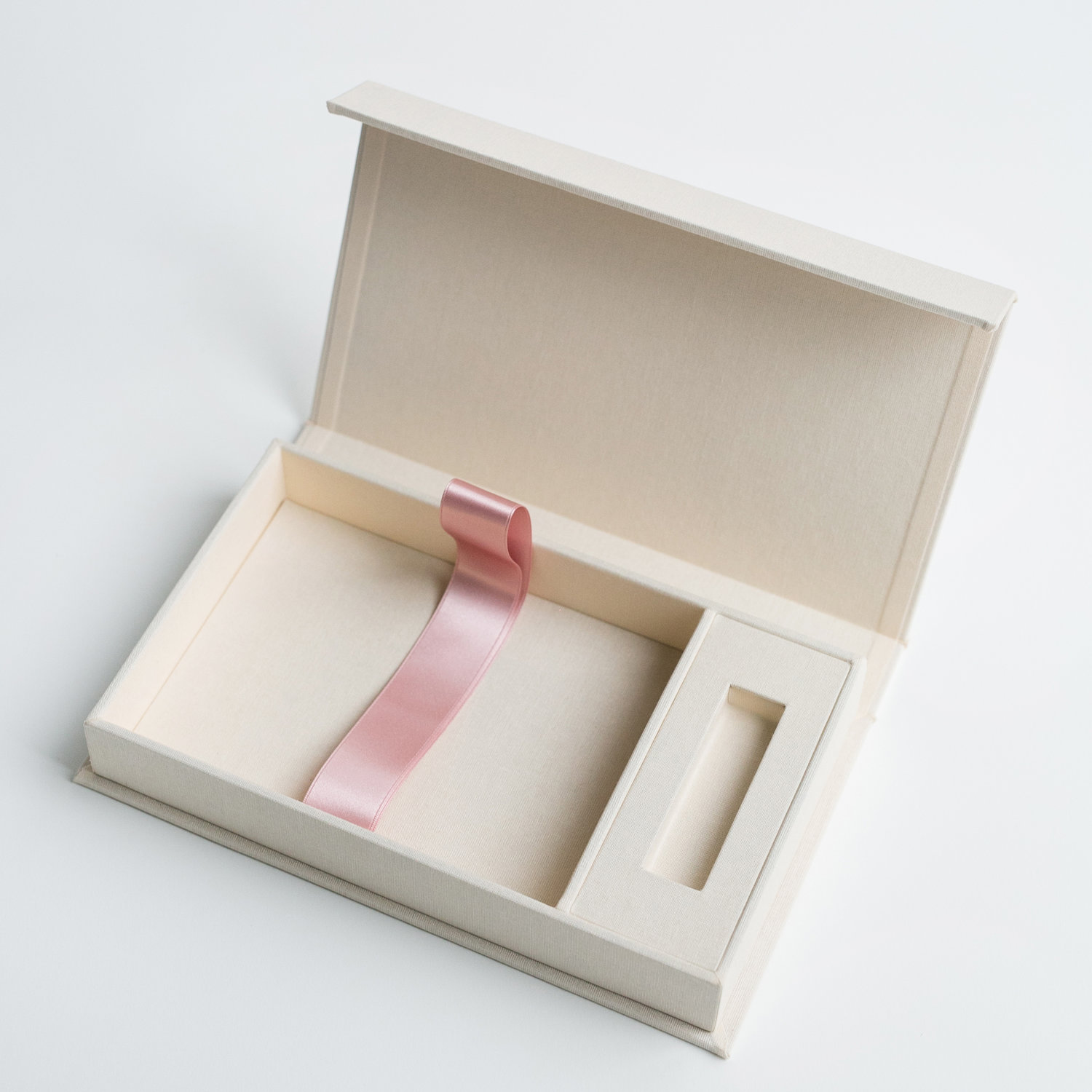 Tailored Linen Photo Box (4x6) - Photo Packaging - PhotoFlashDrive