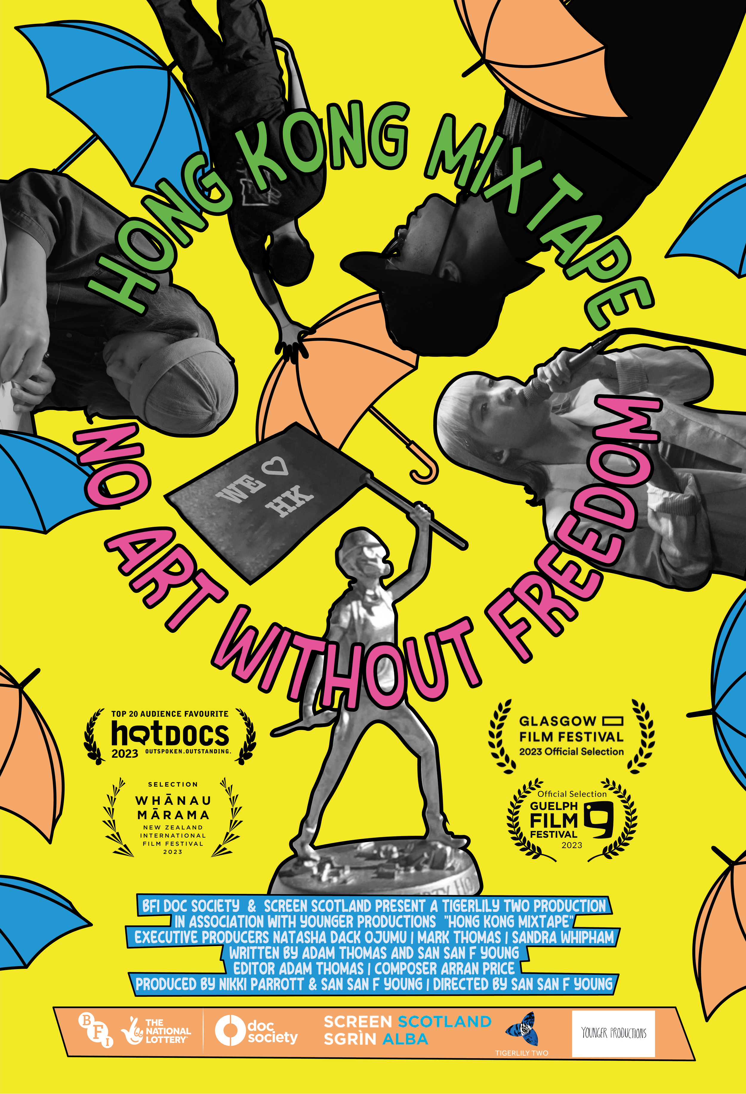   DURATION: 85   Amid China’s introduction of a new national security law that restricts certain words, images, books, slogans and songs, director San San F Young examines the internal struggle of those who choose to fight to protect the creative fre