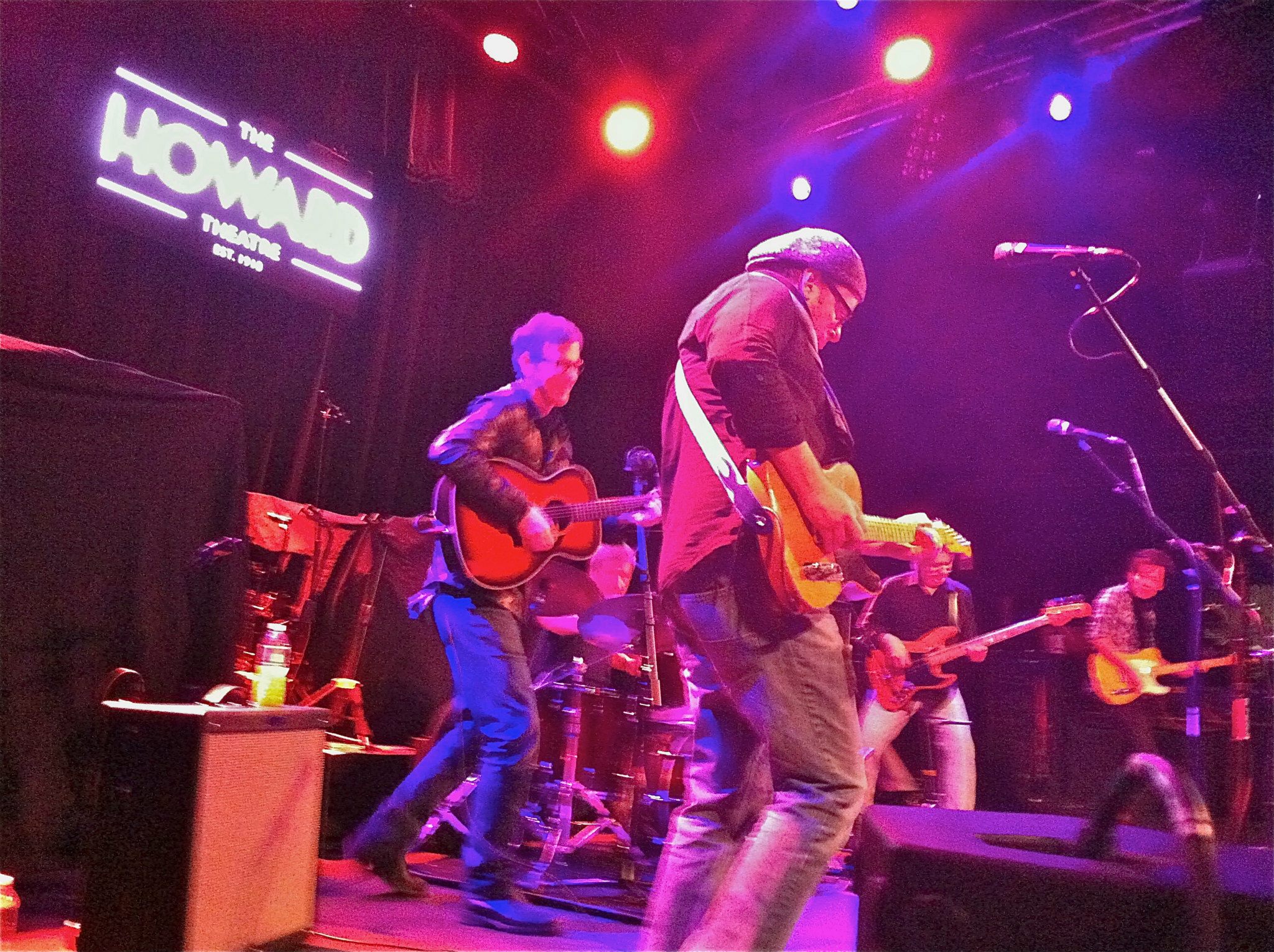 With Riley Etheridge Jr. at the Howard Theater in Washington DC