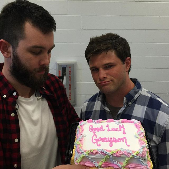 The band of #nspow knew exactly how to send me off in style...the fact that they knew that an irreverent cake was exactly the thing that would make me feel loved is a perfect example of why it being my last Sunday at NewSpring is so bittersweet. It's always been about the people, and there are some great people I'm leaving behind. I'm so excited for my next step with First Pres, but also thankful to have made such great friends who embraced my family and me in such a beautiful way. God is good! Hip hip!...HOORAY!!!