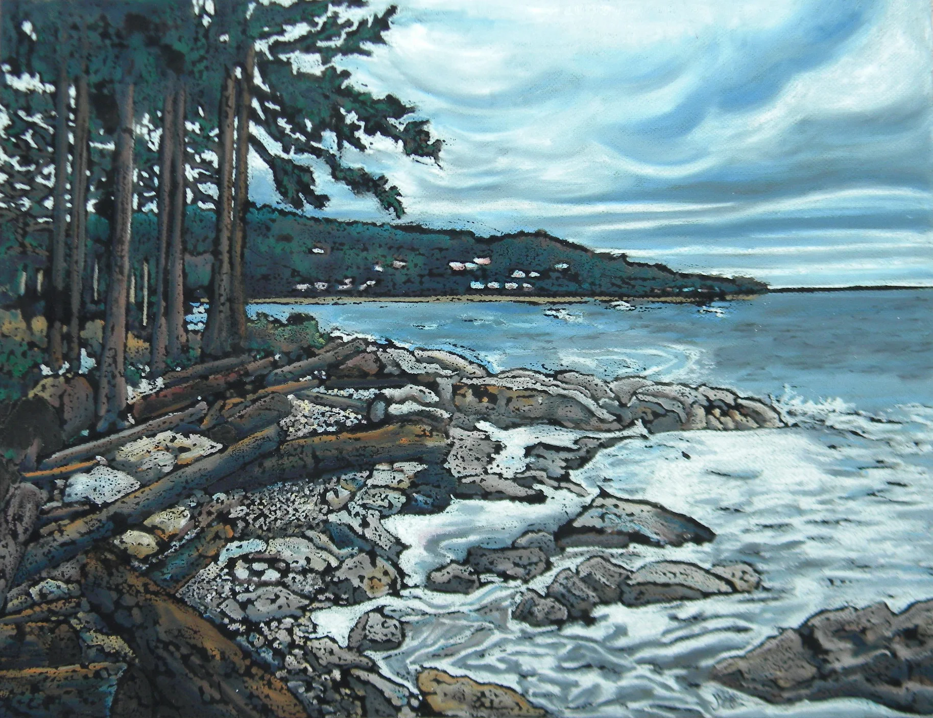 Sechelt in a Storm Horizontal