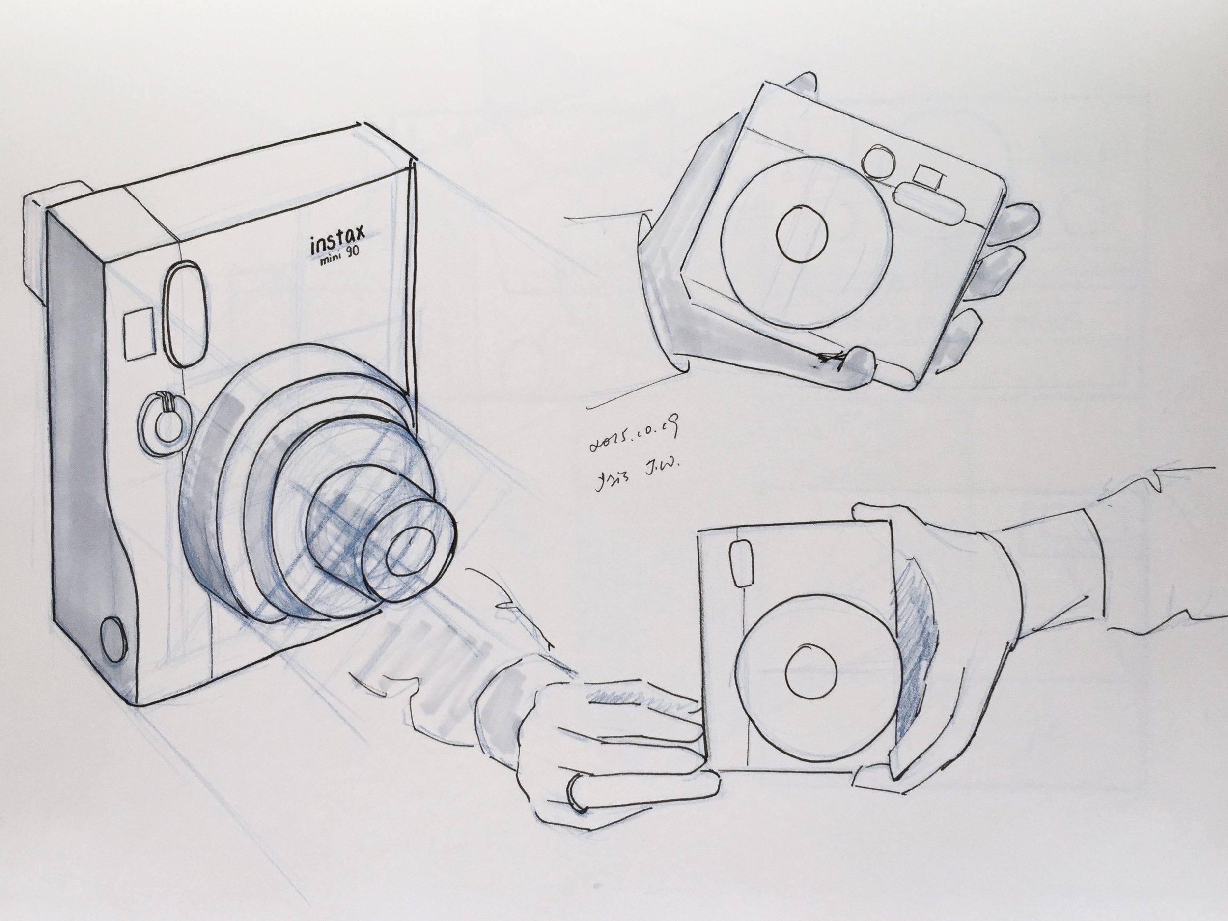 Study of the Fuji Instax camera