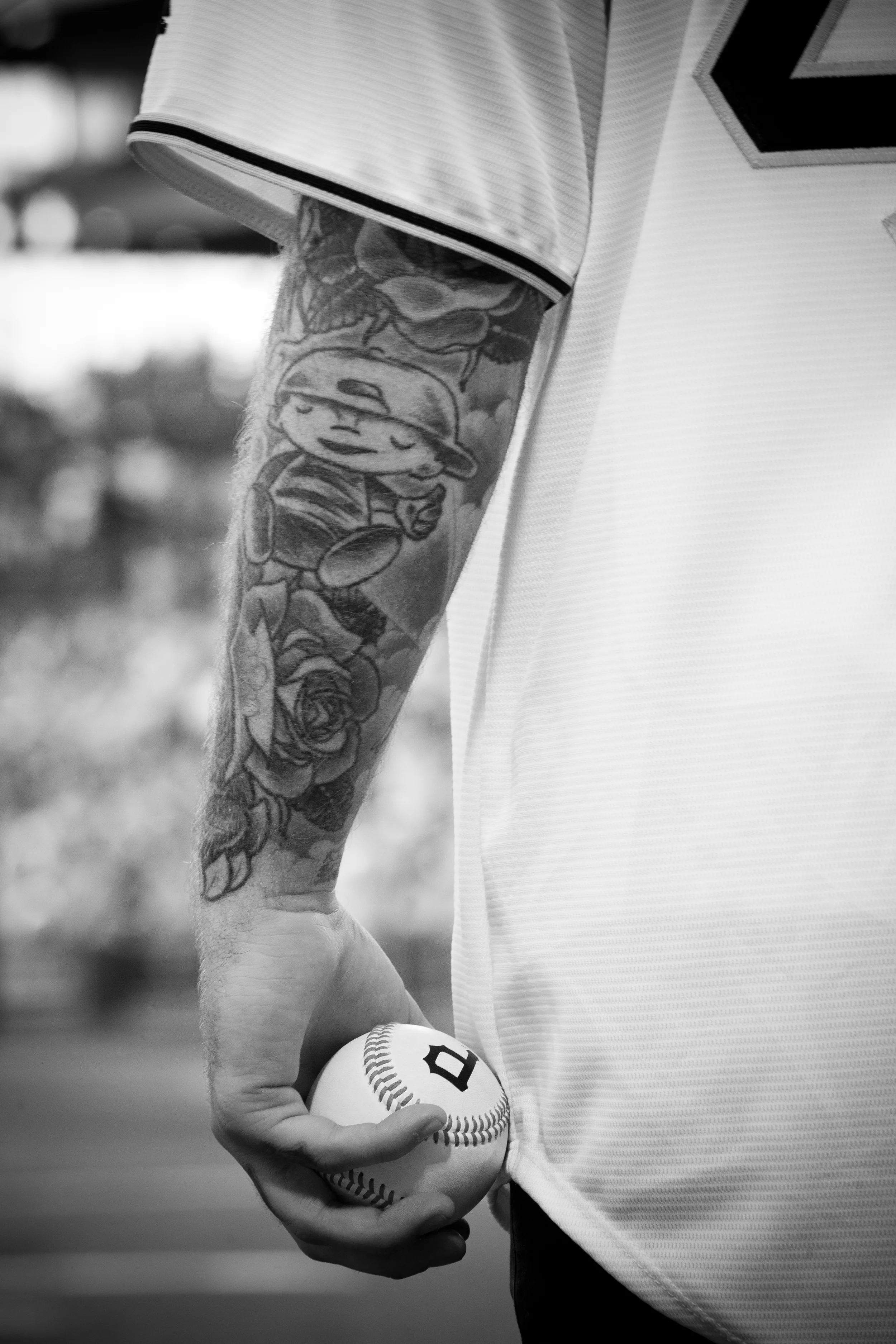 Mac Miller, first pitch, Pittsburgh Pirates game.