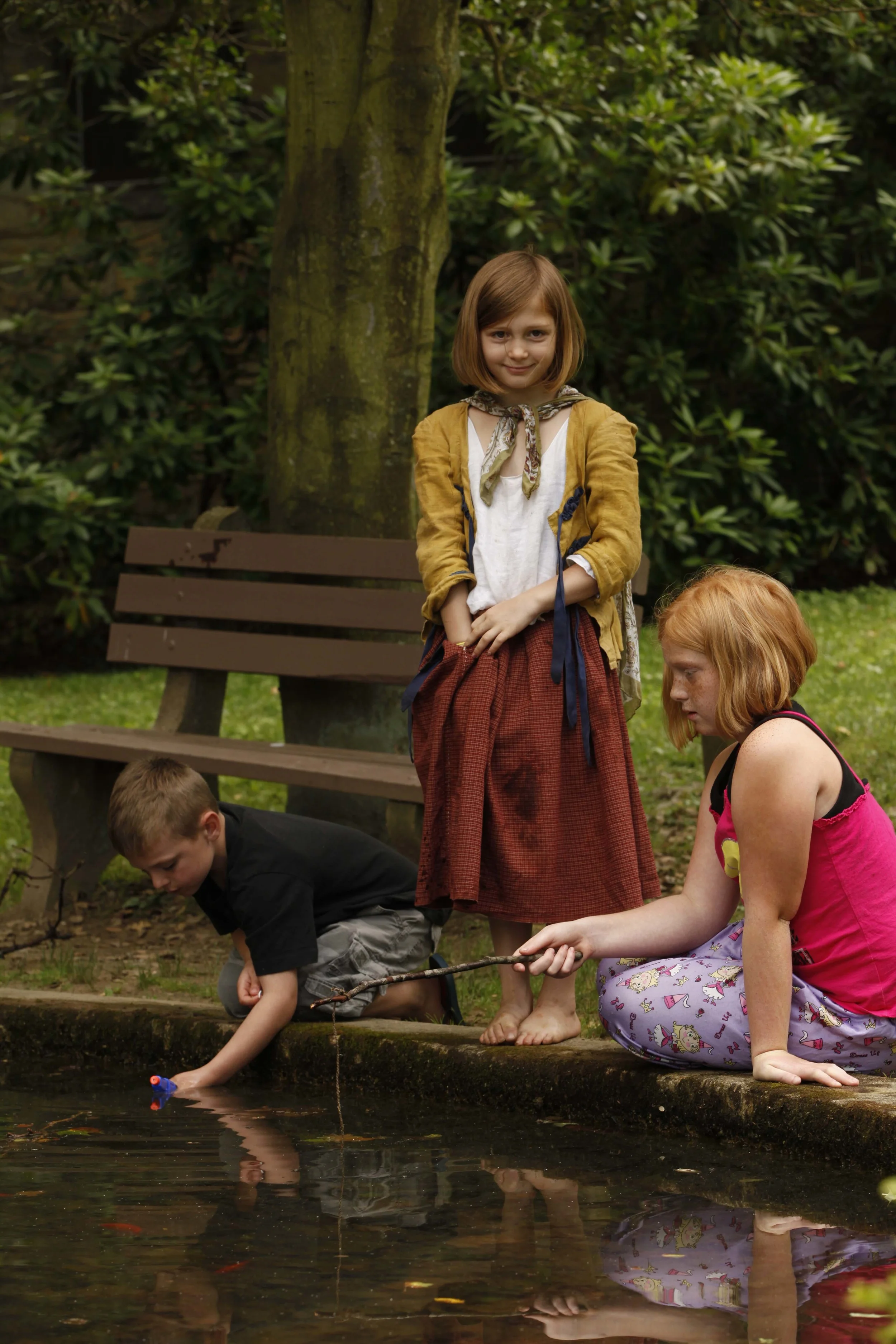 Children at Indian Steps Museum, York, PA.