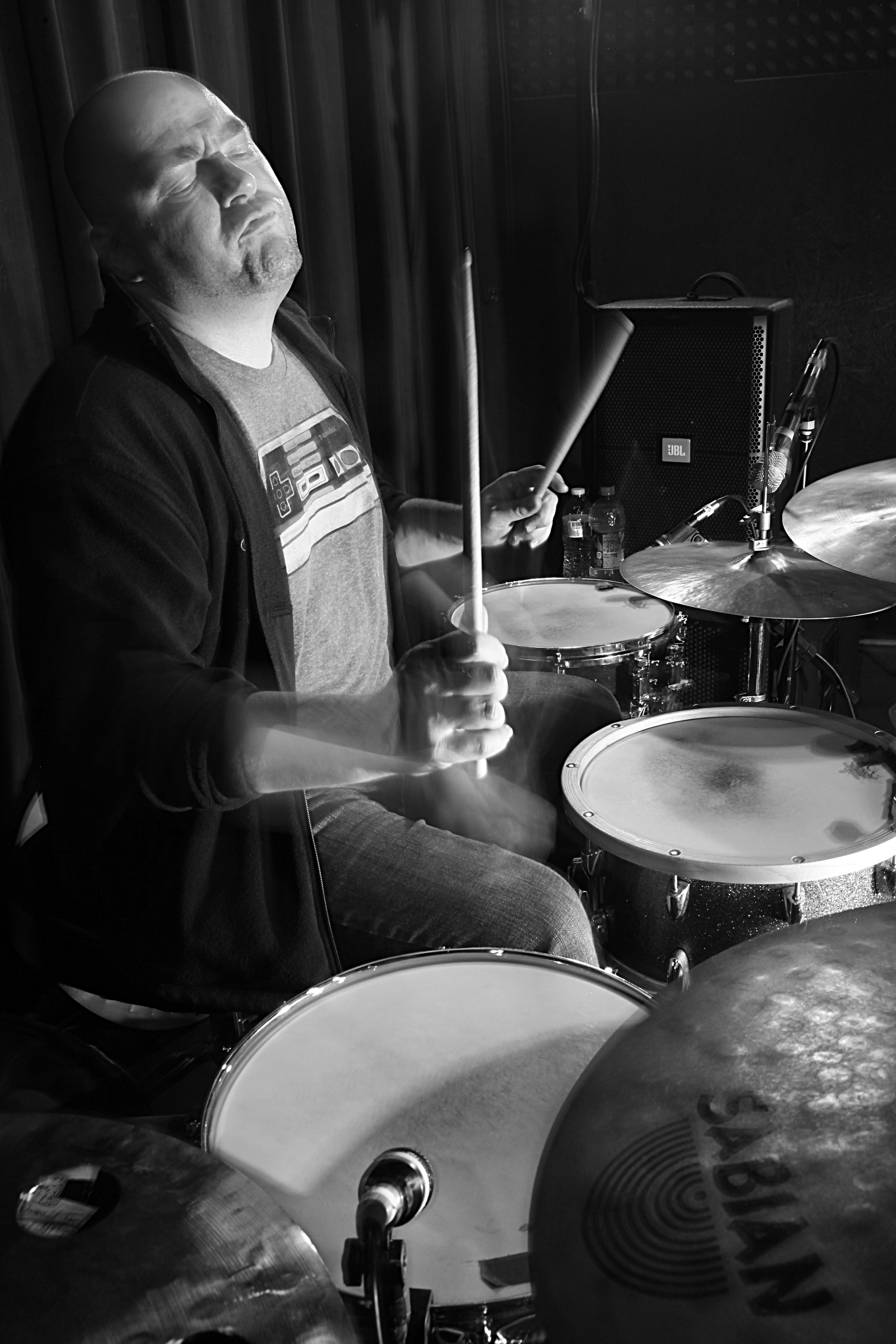 Drummer David Throckmorton