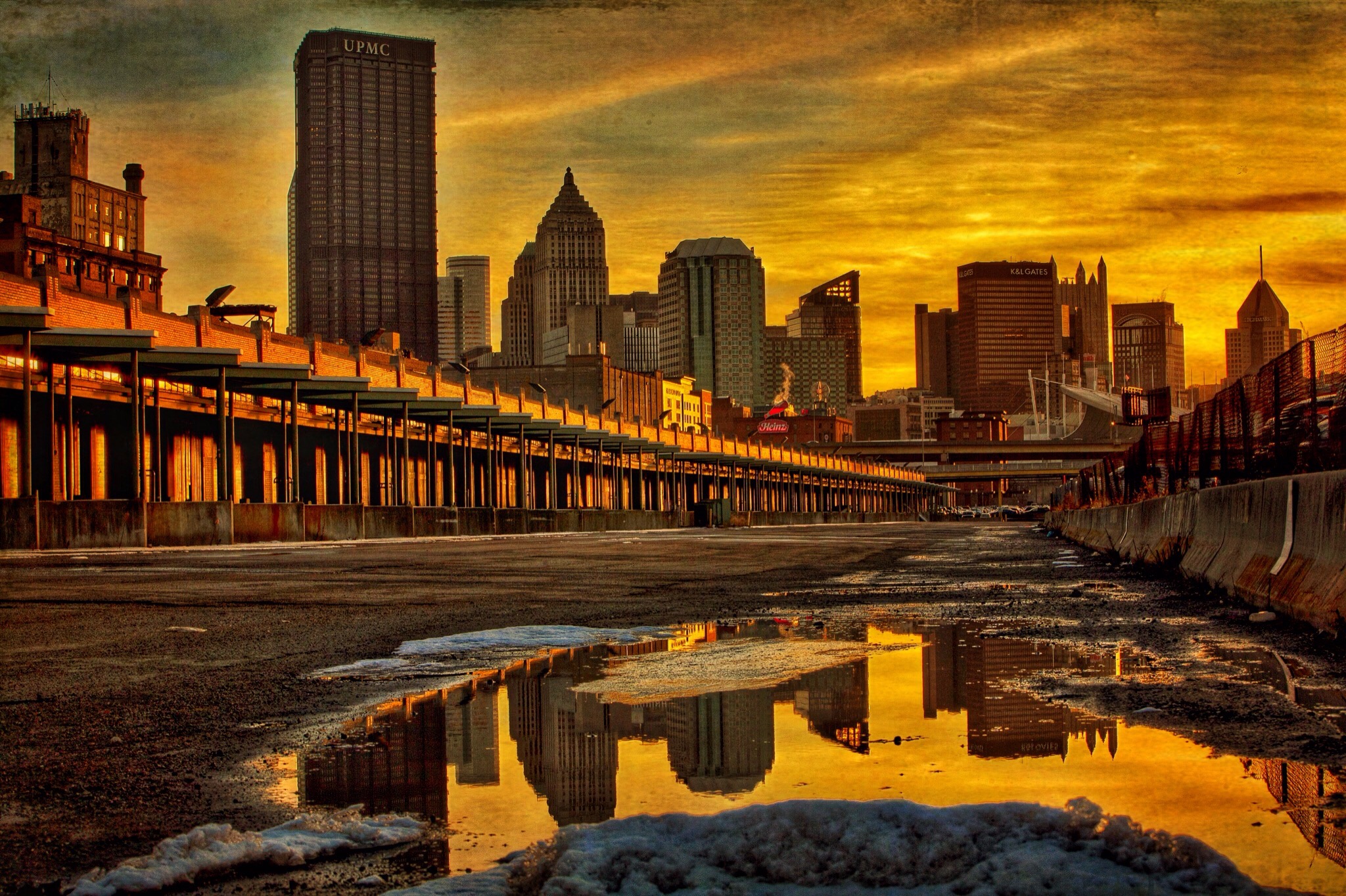 Pittsburgh Skyline from Strip District, 2016