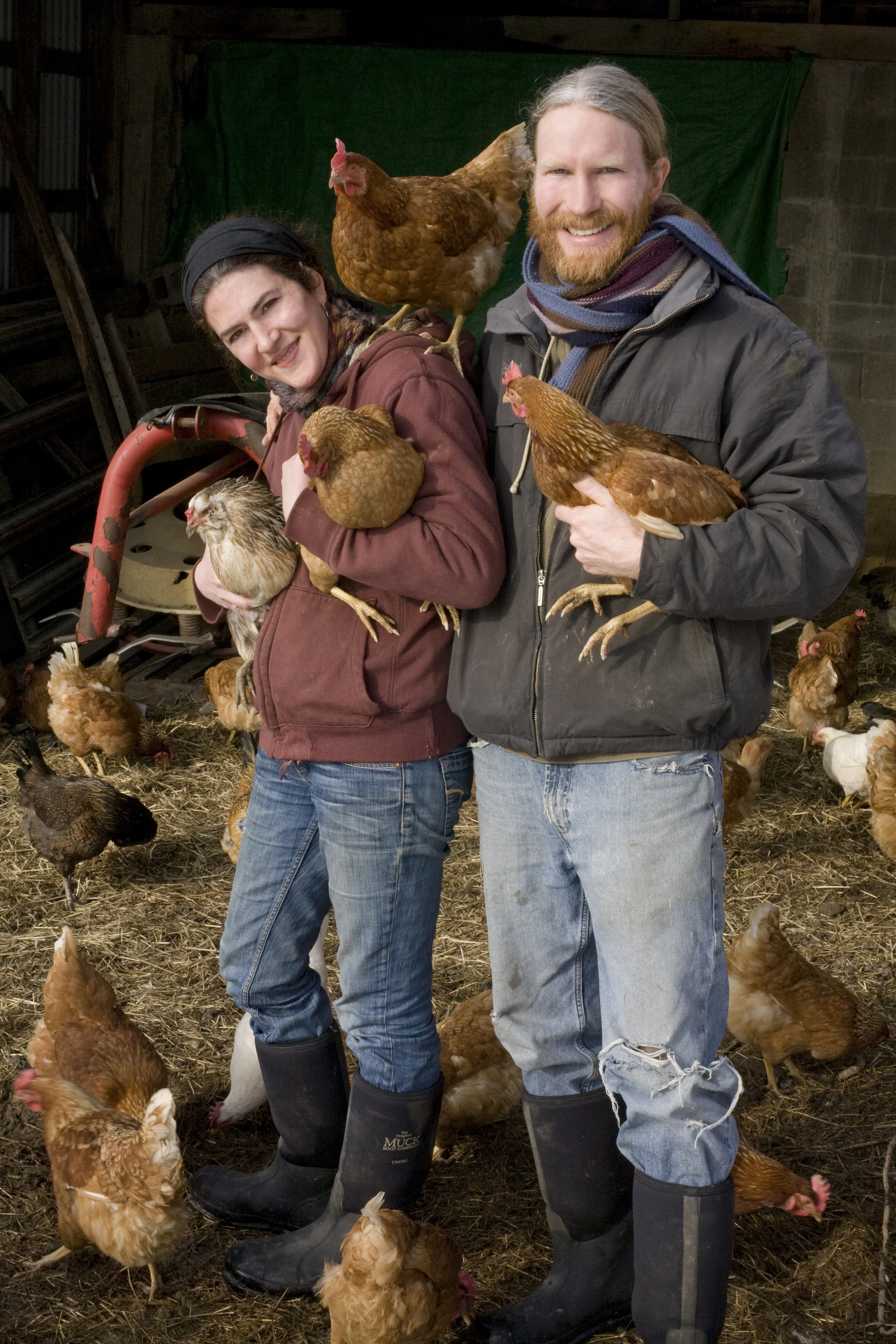 Chicken Farmser Nate & Kristen Johansen