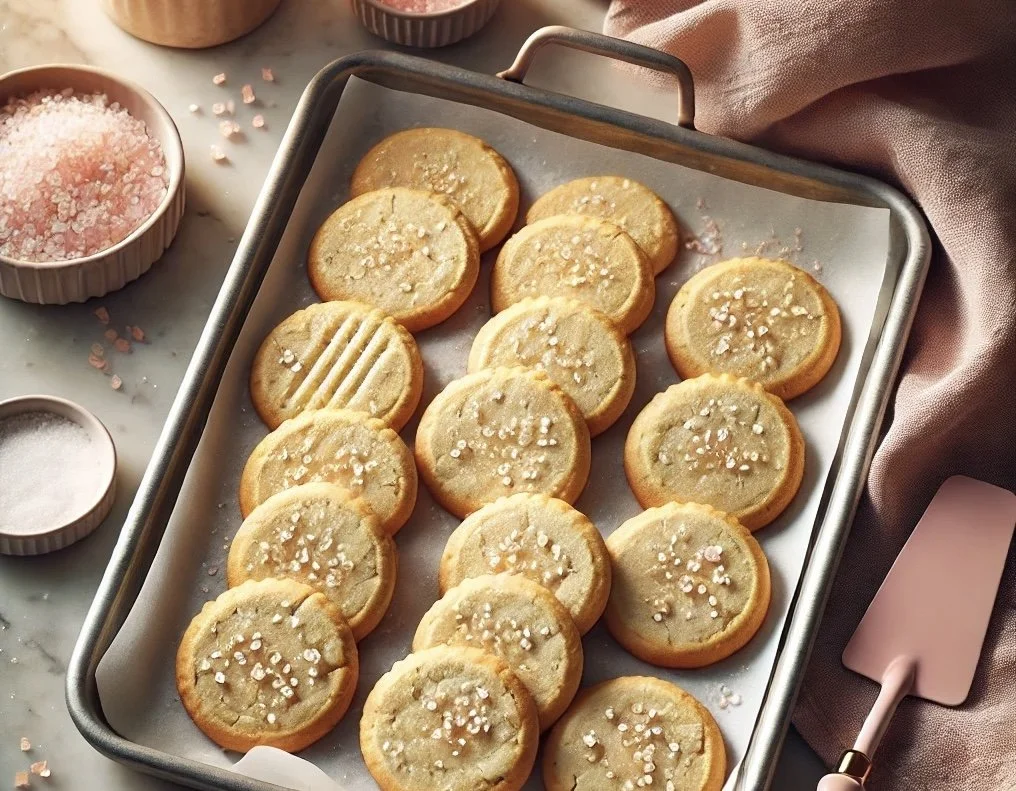 Sugar Cookies with Flake Salt