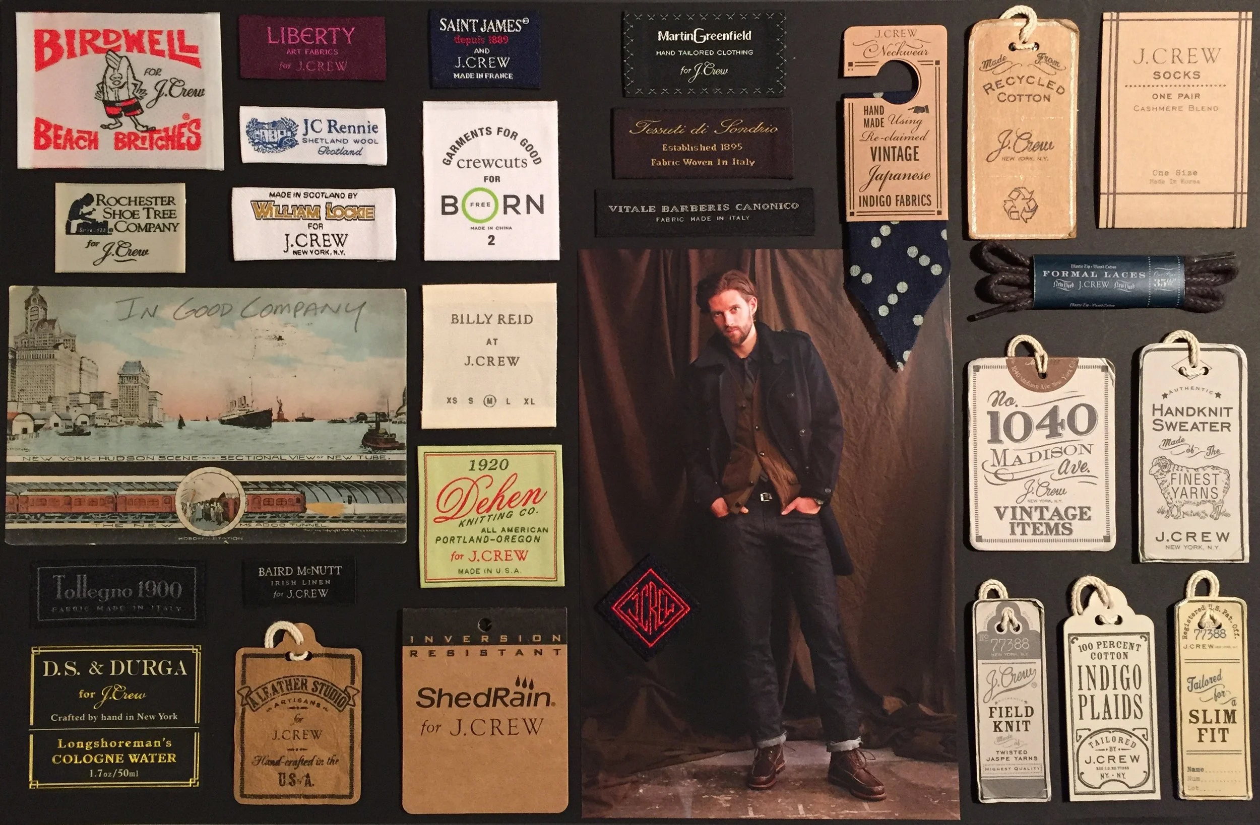 J. CREW MENS "IN GOOD COMPANY" / CO-BRANDED