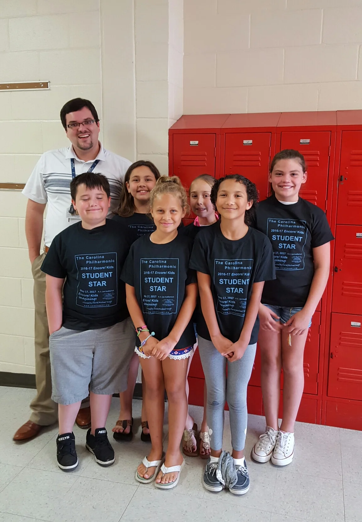 West End Elementary students collaborated with "Count on Me" choreography.