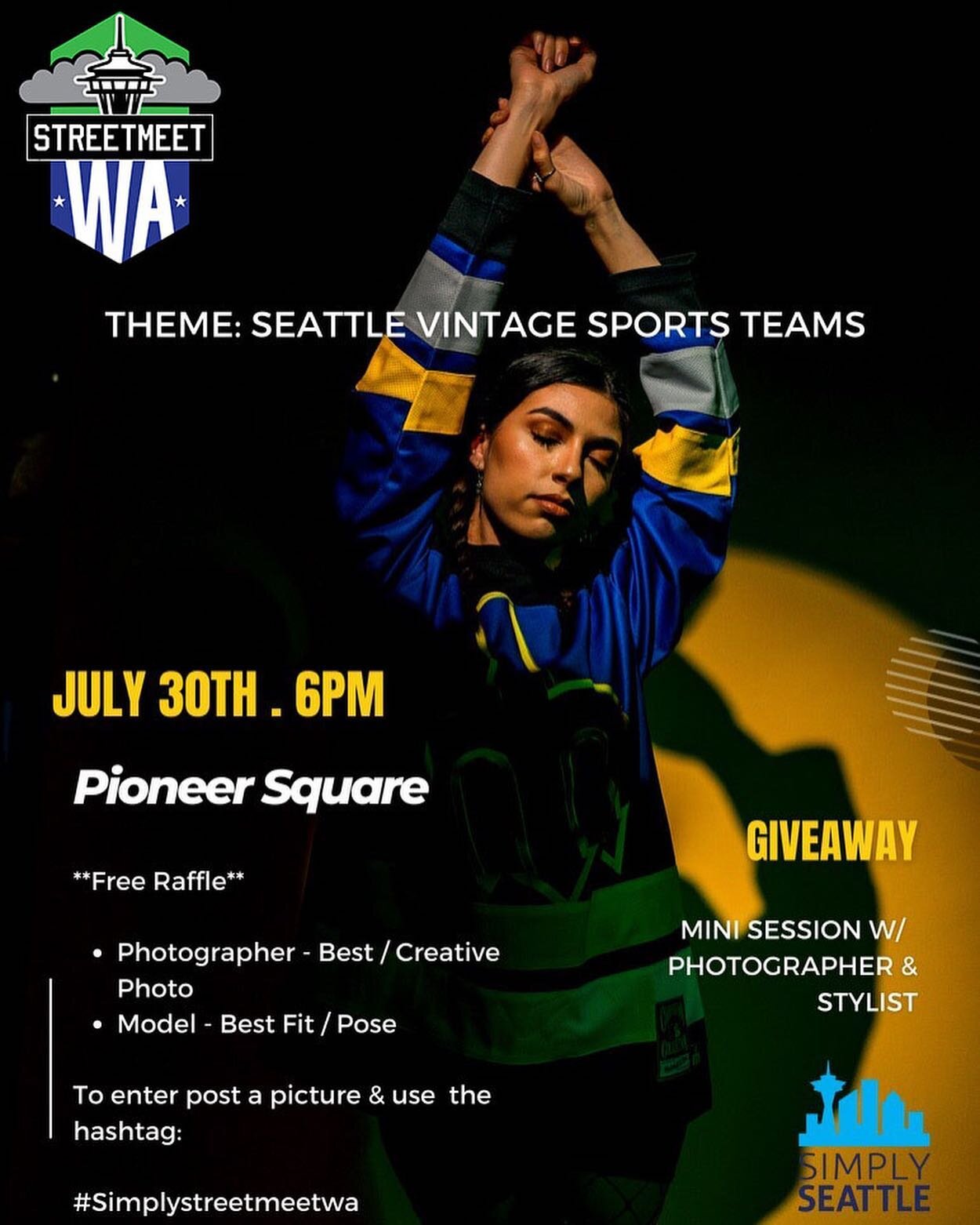 This Saturday it&rsquo;s on and we&rsquo;re pairing up with @simplyseattle to do a giveaway! For to do the following:

- Follow @simplyseattle &amp; our page if not already!
- Show up in your favorite vintage jersey! 
- Use hash tag #SimplyStreetMeet