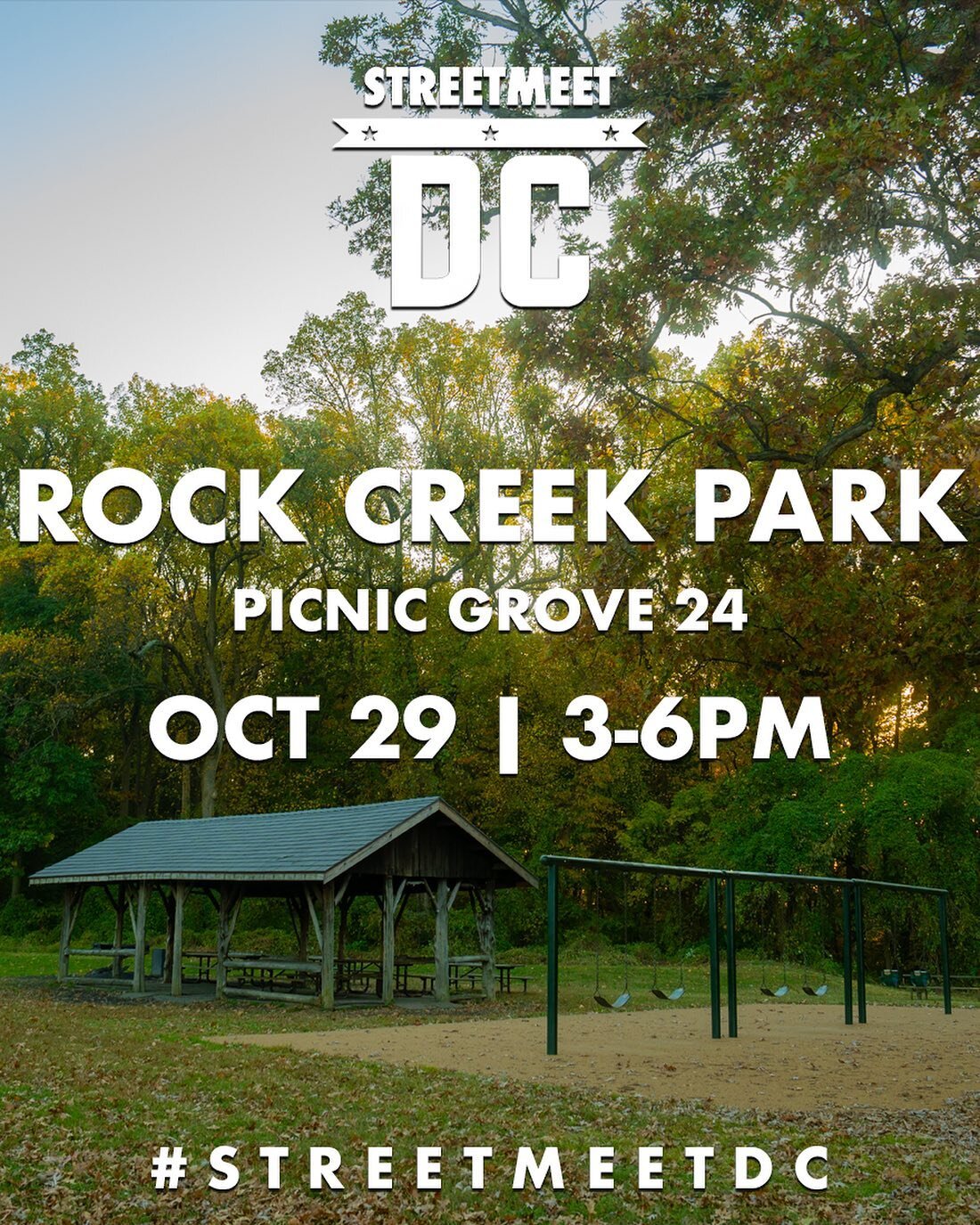 Join us this Saturday, October 29th from 3-6pm at Rock Creek Park (Picnic Grove 24). Peak foliage is upon us! Get those Ugg boots dusted off, cozy sweaters and grey sweat pants ready for this meet. We&rsquo;ve reserved Picnic Grove 24 (and yes, it&rs