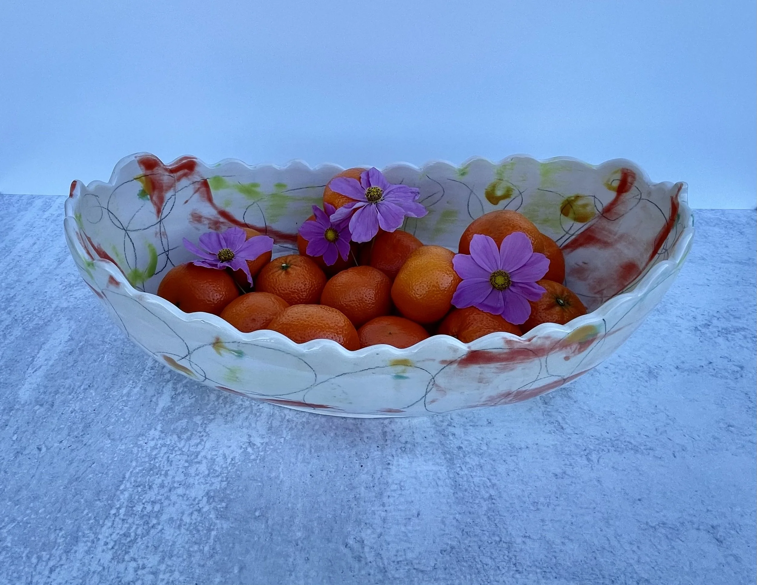 Center Piece In Orange Crush