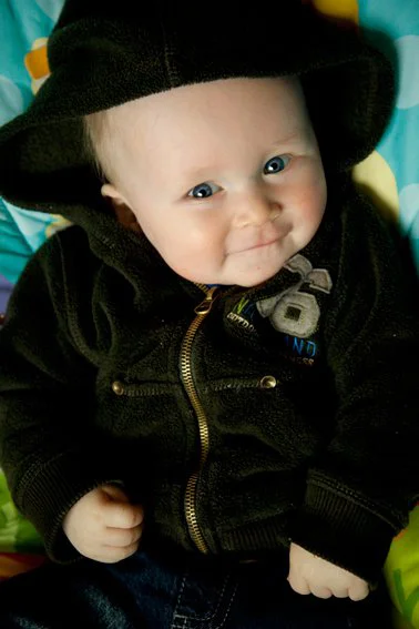 T.J seemed to hit all the milestones - including smiling at 6 weeks old and making good eye-contact - except for the talking and speech development milestones. This is when I started the process of investigating 'what was up'.
