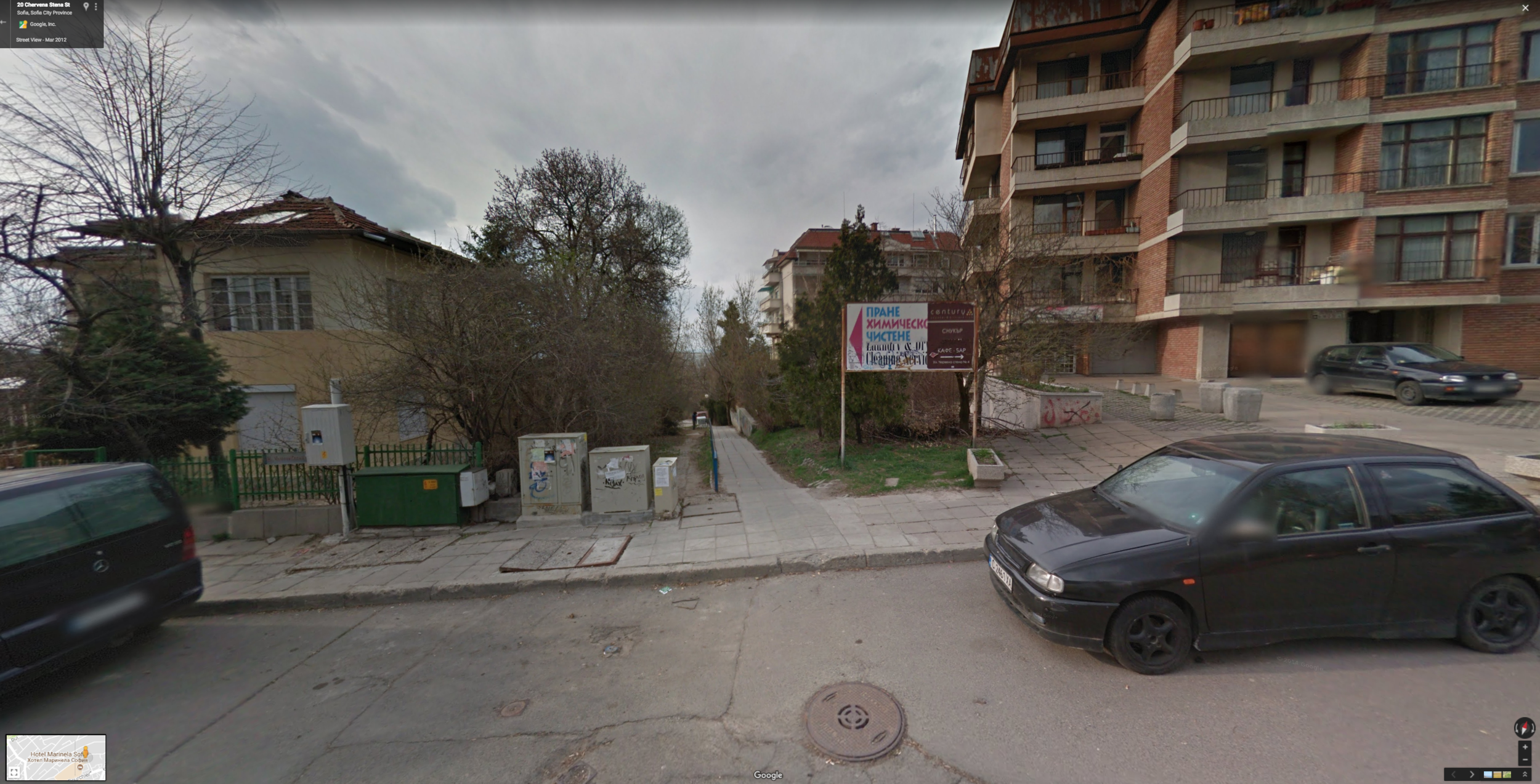 Image from Google Maps of the area