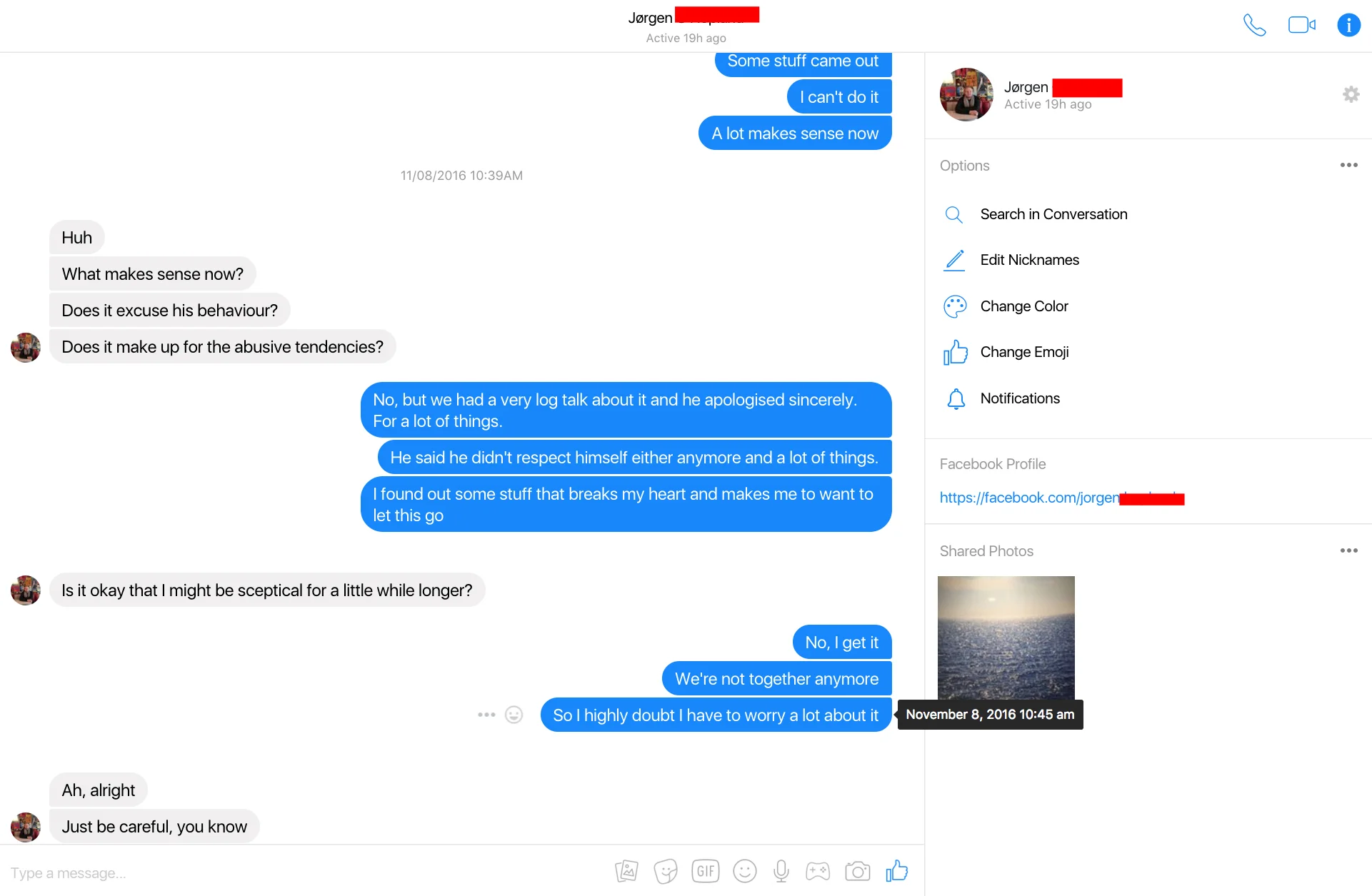 The biggest mistake I made. I allowed Exurb1a to manipulate me not to press charges.