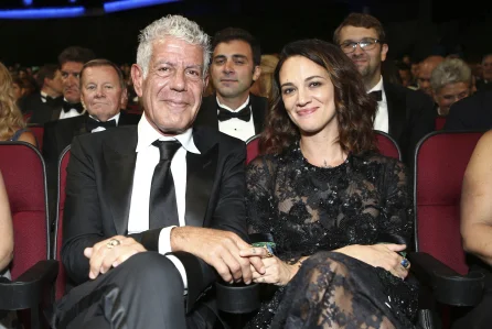 Anthony Bourdain and girlfriend Asia Argento. Asia Argento is an activist in the #MeToo movement who spoke out about sexual assault regarding Harvey Weinstein. The activist is now blamed for Anthony's suicide by misogynistic (and often anonymous) trolls online who try to silence her through online violence. An open letter has been written and signed by other celebrities to support her and condemn the targeted abuse. Image Source: AP