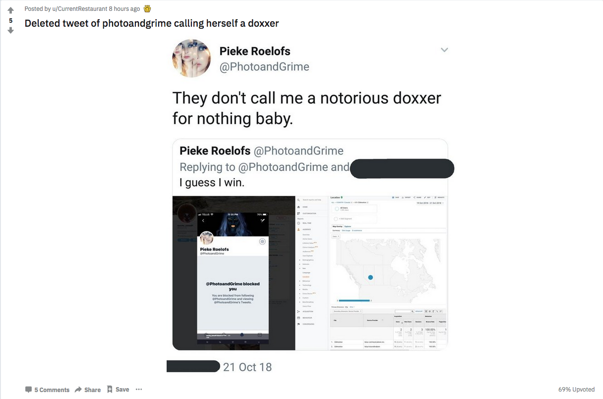 Surprise! A bait-tweet I instantly deleted appeared on reddit.