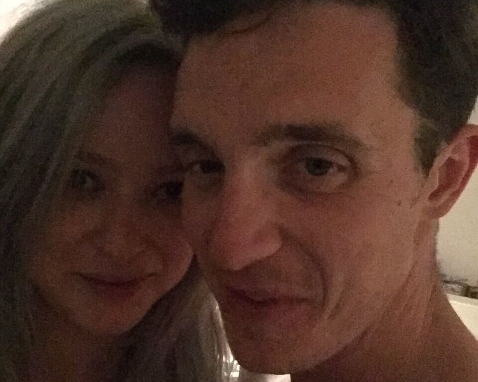 Alex and I in happier times: before he spread lies about me while I was suicidal in a hospital.