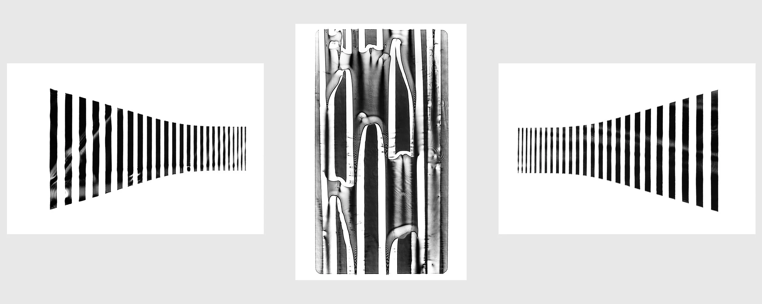 No Light 2019 at Camera (Centrul de Interes) Cluj-Napoca, Romania. Triptych #1 - 120x80 / 80x120 / 120x80. Title: CAPTURE THE UNCONTROLLABLE