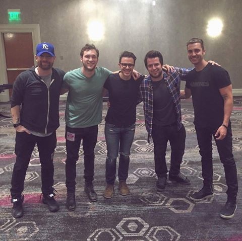 Photo posted by Kris Allen (rehearsals for finale)
