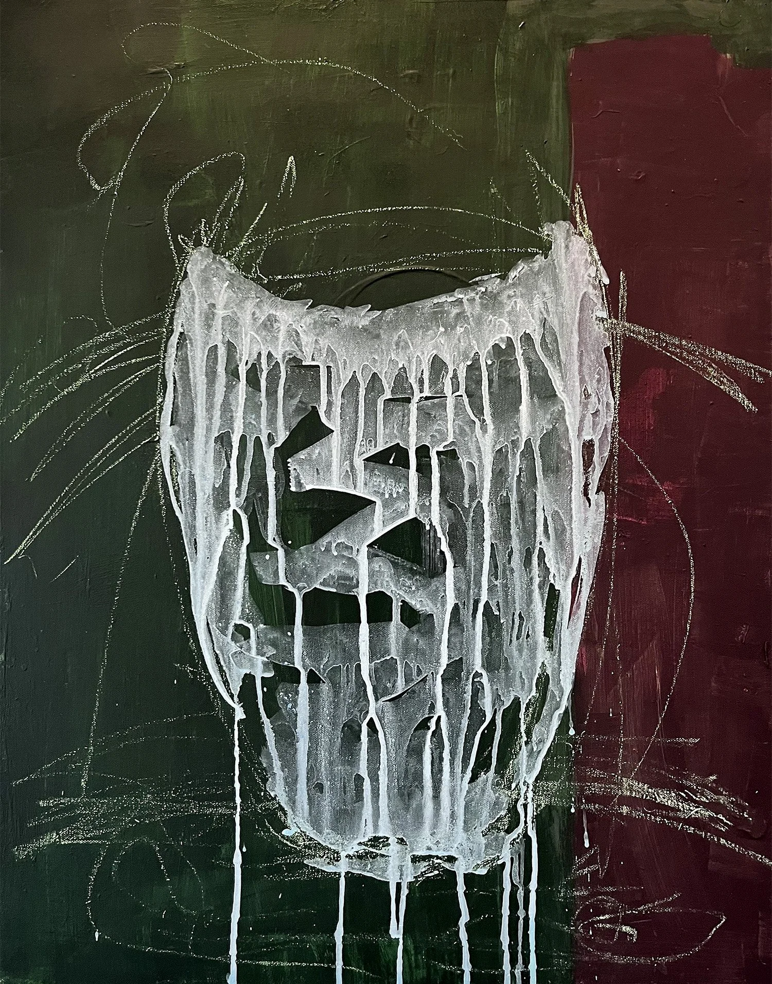 WHITE VASE - BARONE
