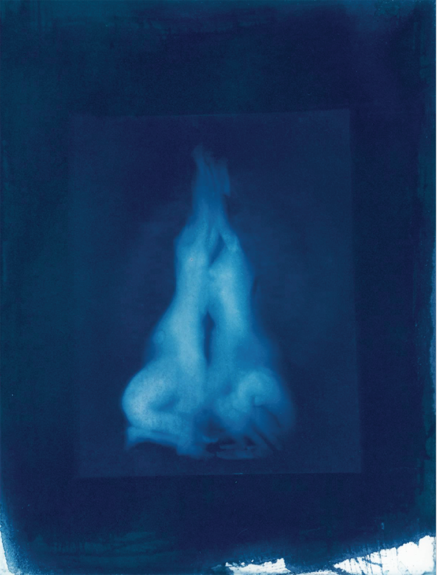 CYANOTYPE - SIMONE - SOLD - REPRINTS AVAILABLE