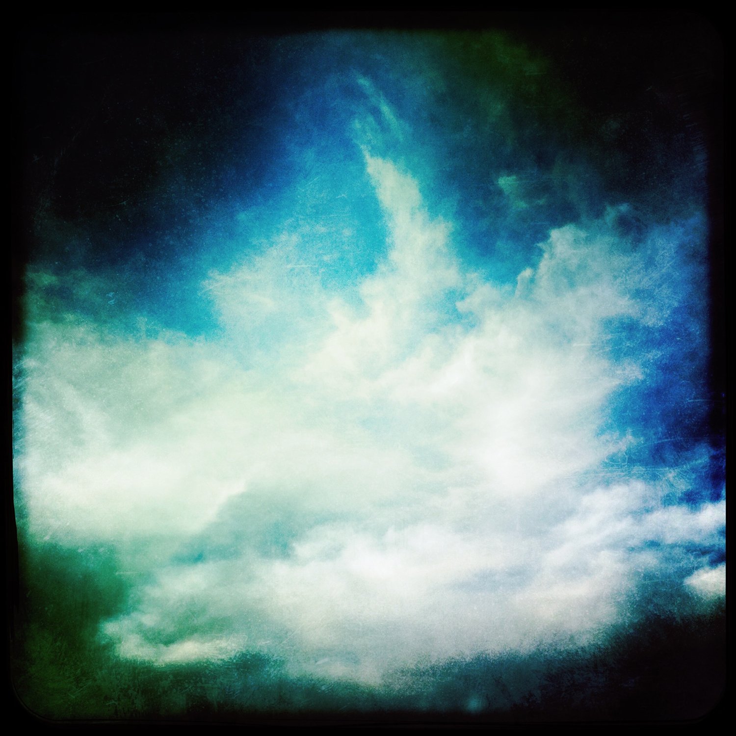 HEART SHAPED SKY - SIMONE - SOLD - REPRINTS AVAILABLE