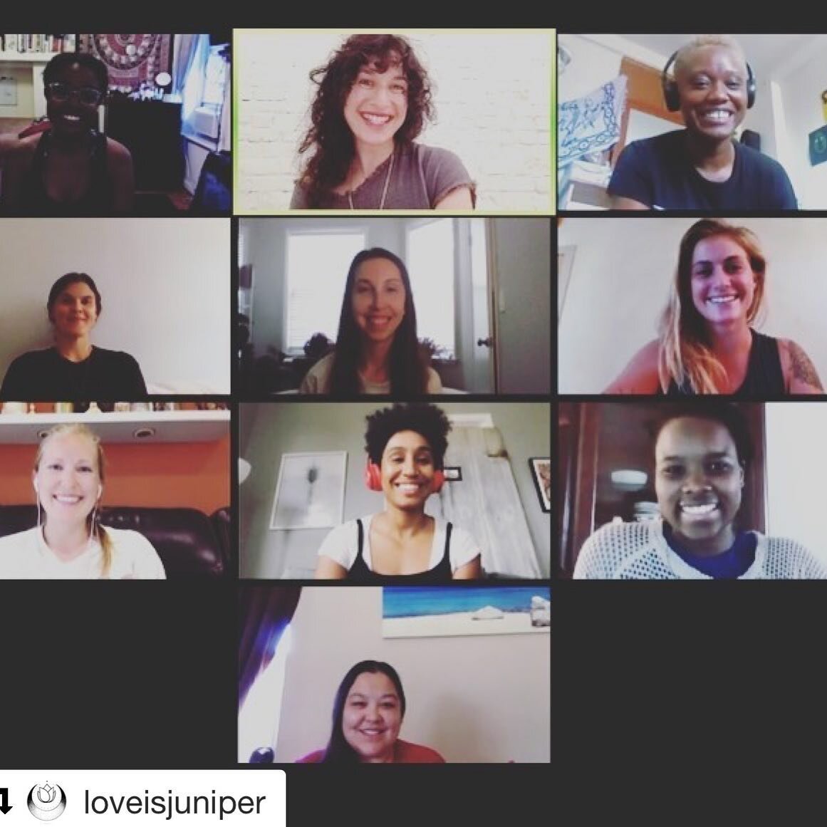 What an honor to support these brand new #prenatalyogateacher s on their journey to uphold the pregnant form. High may the #wombcarriers rise. Long may the #womb advocates run. I learned so much from you healers! 🙌🏿🙌🏾🙌🏽 A big thank you to my fe
